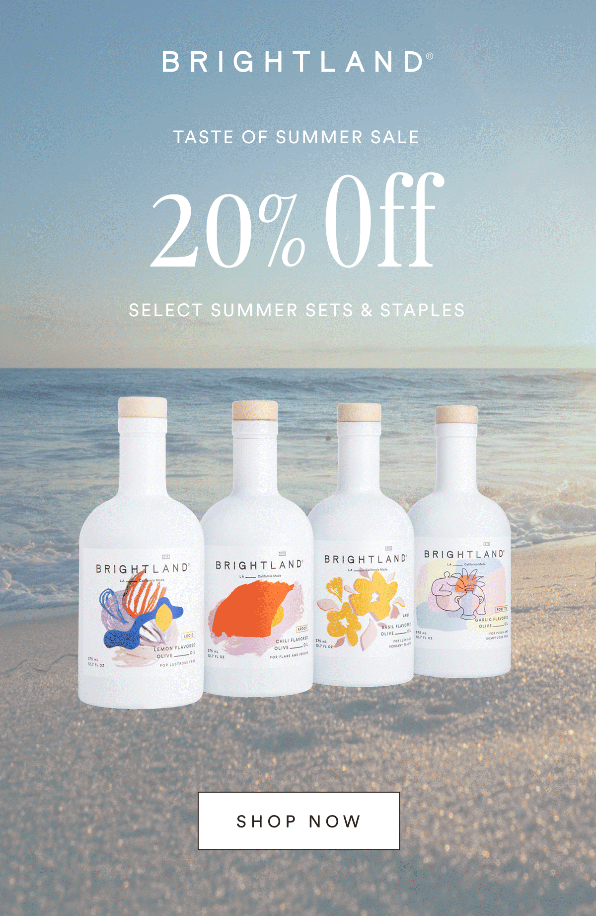 The taste of summer sale. 20% Off select summer sets & staples.