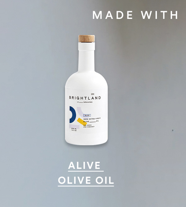 Made with Alive Olive Oil