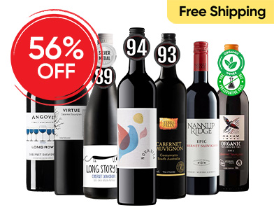 All-Time Popular Cabernet Sauvignon Mix - 12 Bottles