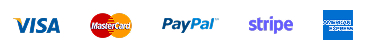 Accepted payment methods: Visa, Mastercard, PayPal, Afterpay and more