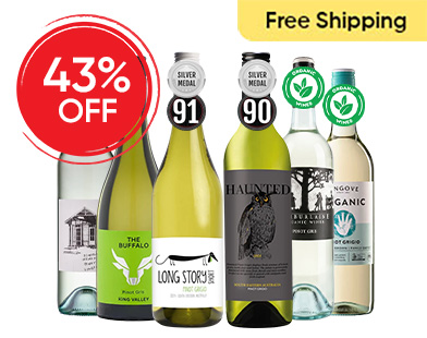 Zesty Fresh Pinot Grigio Mix - 12 Bottles