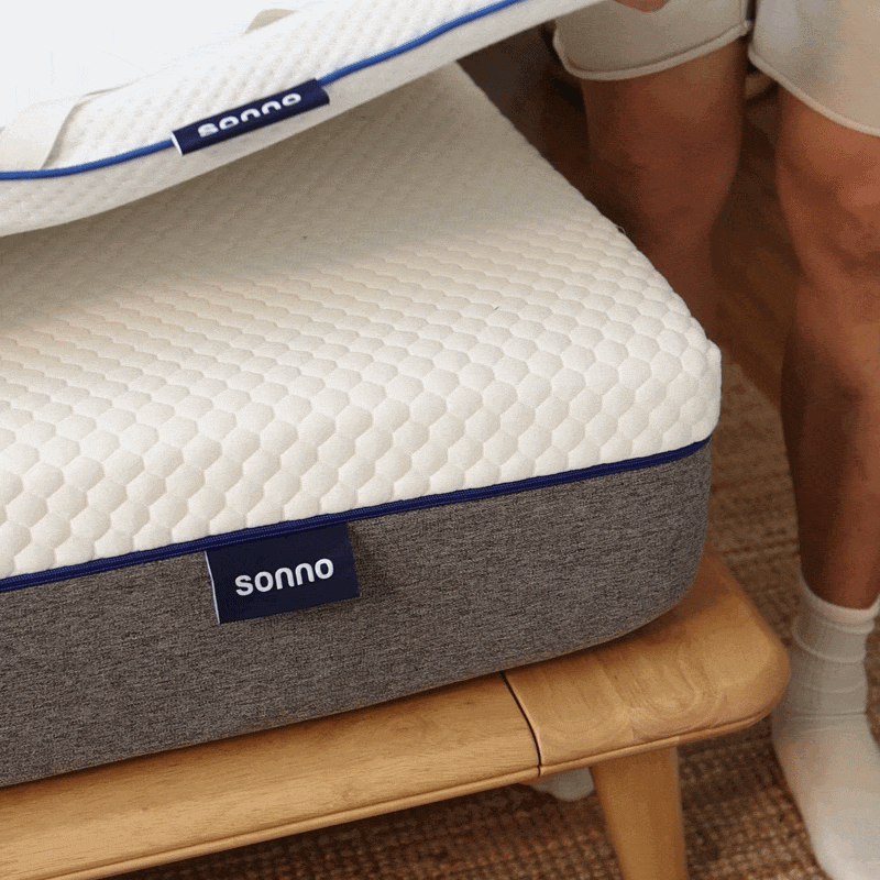 Sonno mattress topper gif