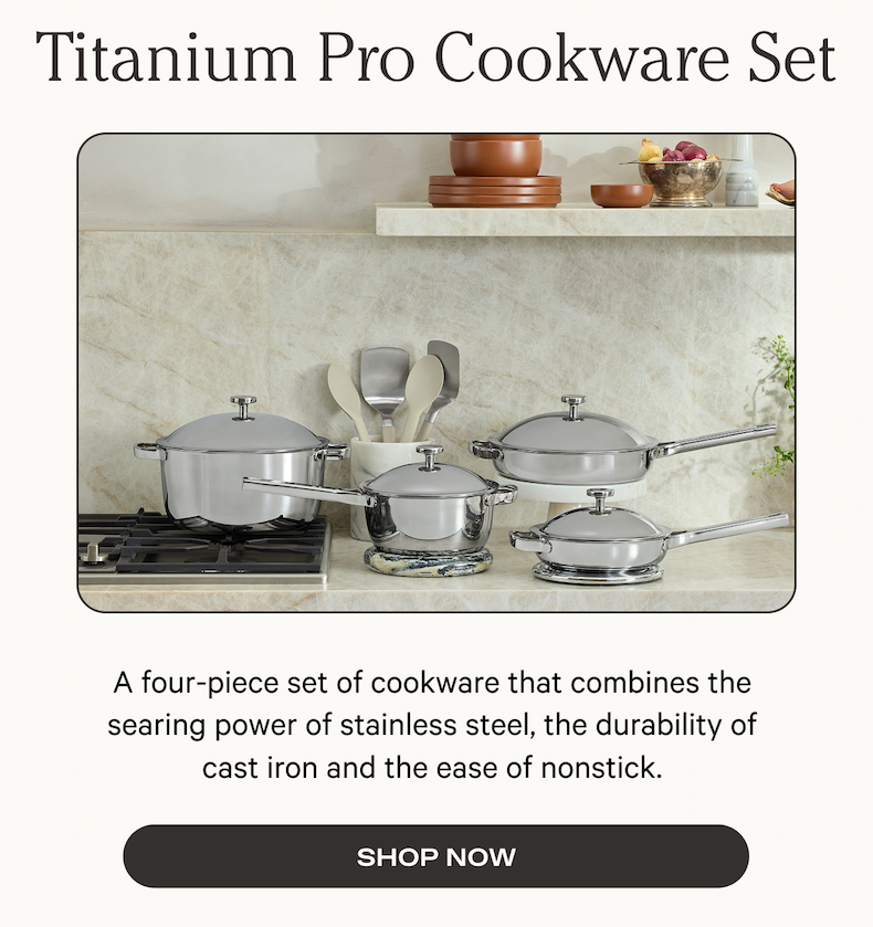 Titanium Pro Cookware Set | SHOP NOW