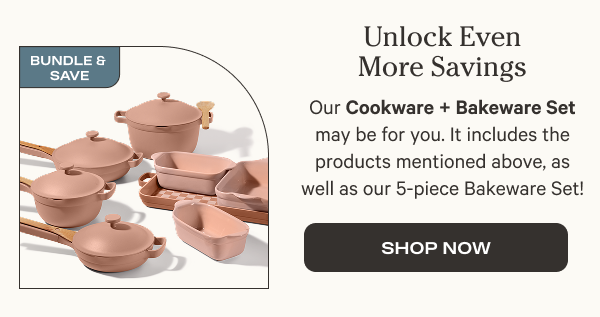 Cookware + Bakeware Set | SHOP NOW