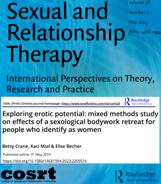 image of the study in the Journal of Sexual and Relationship Therapy
