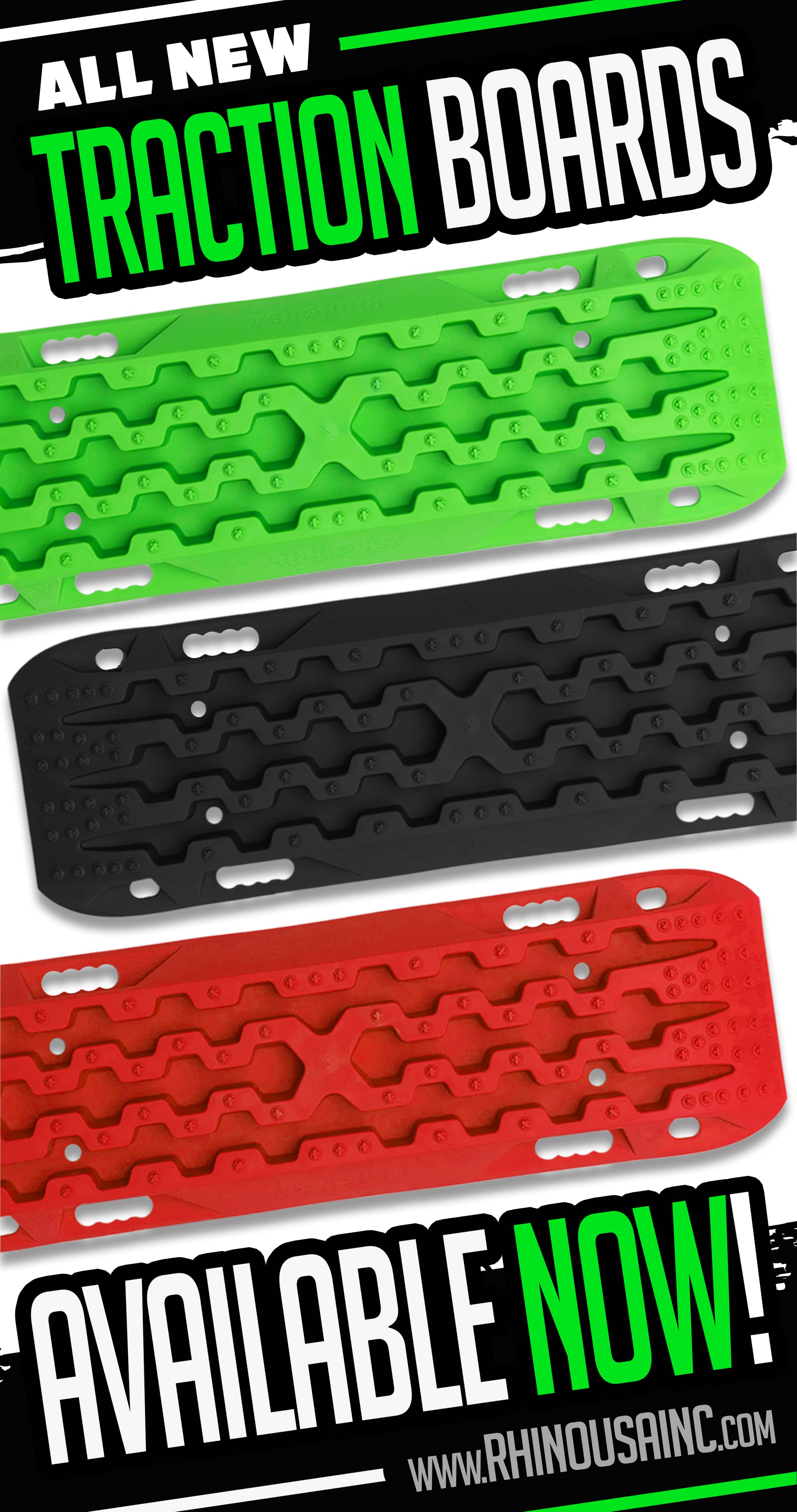 Traction Boards are Selling Out! Rhino USA