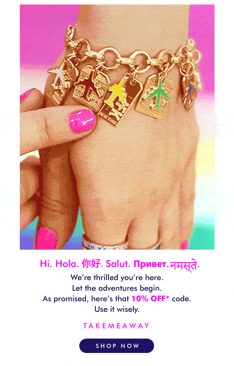 Don't lose this email (oh, and Hi!) Jet Set Candy