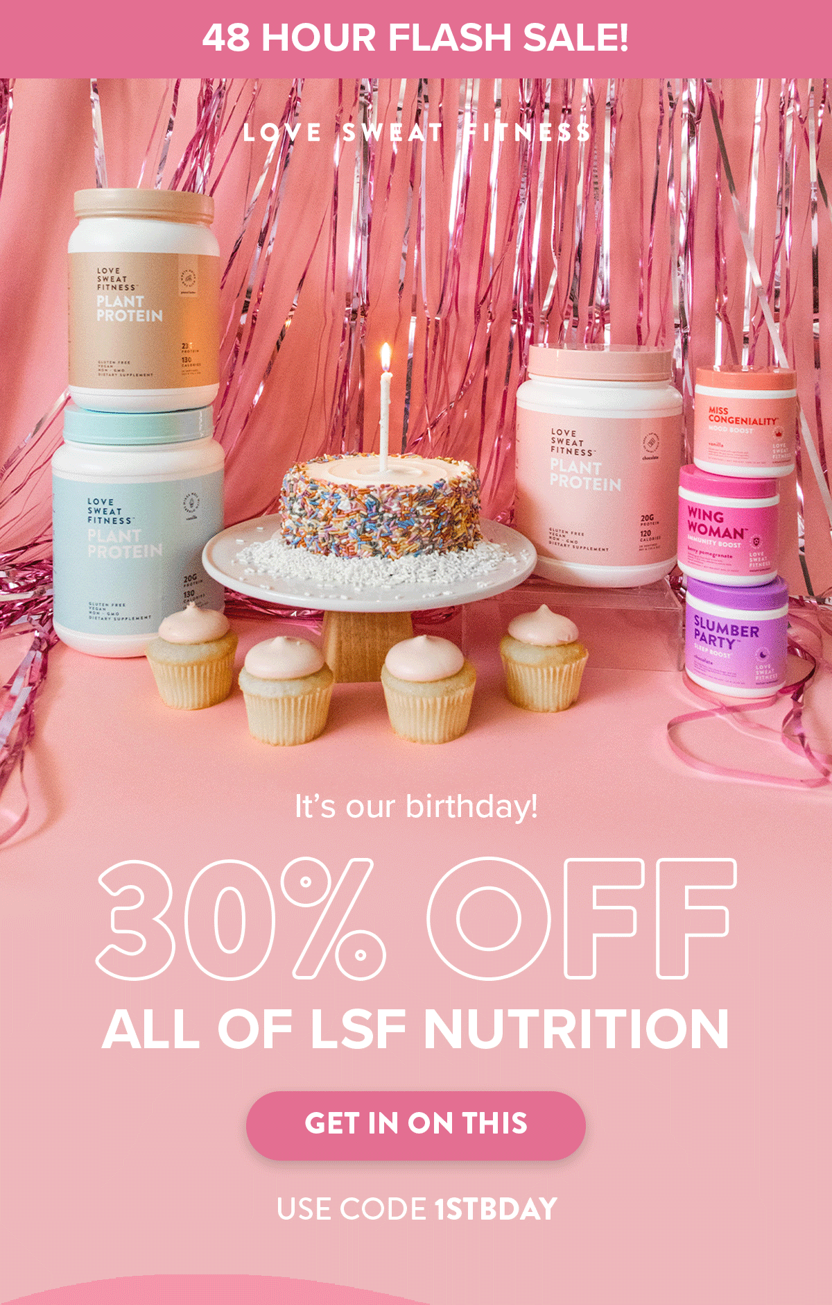 We’re trying to stay calm but… Love Sweat Fitness