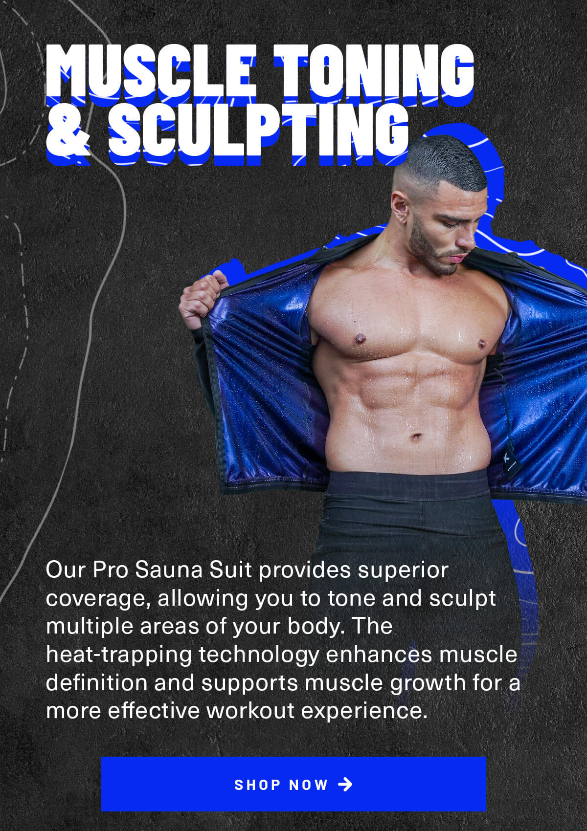 [NEW DROP!] Kewlioo Pro Sauna Suit for Men Kewlioo