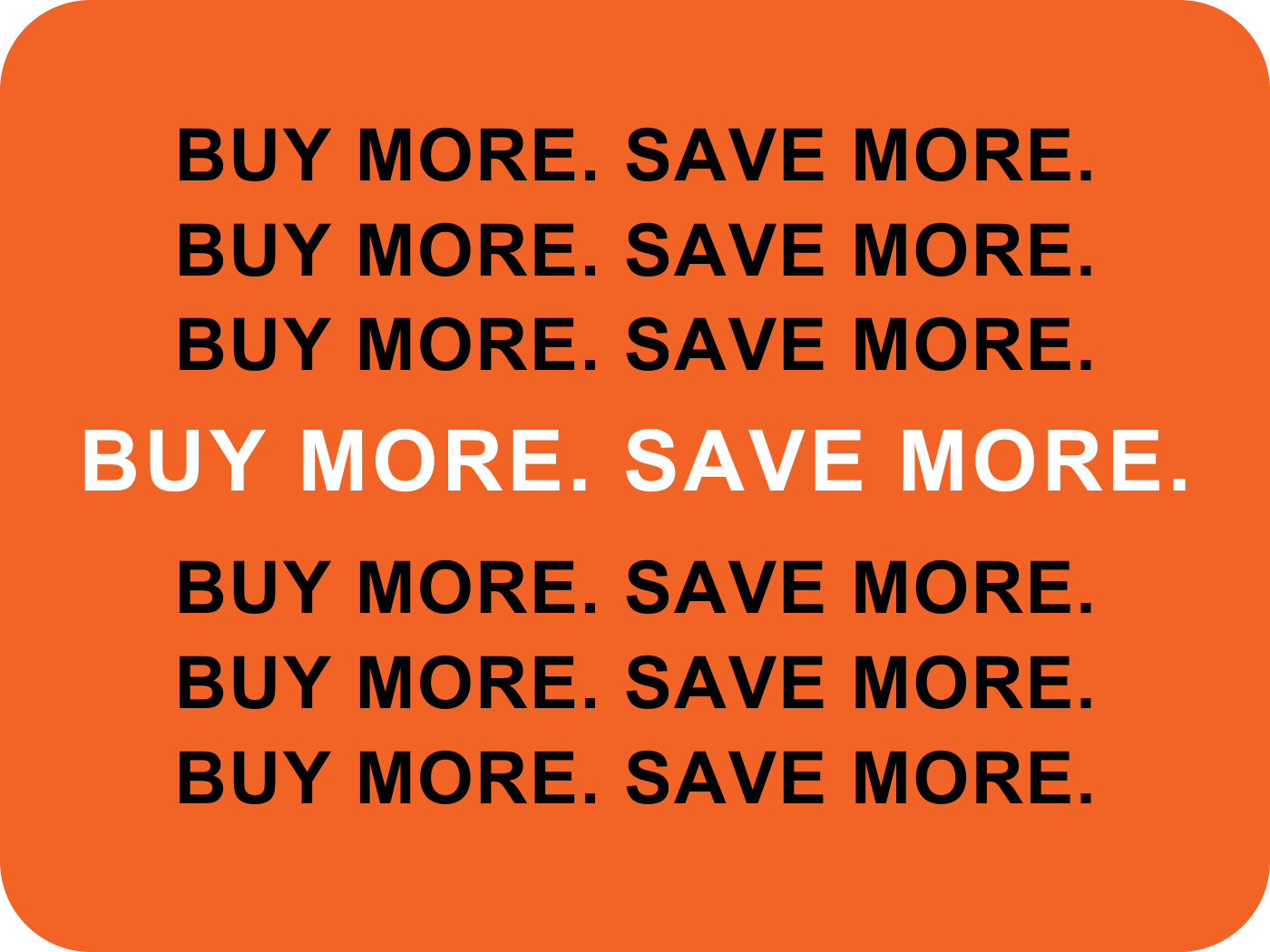Buy More. Save More.