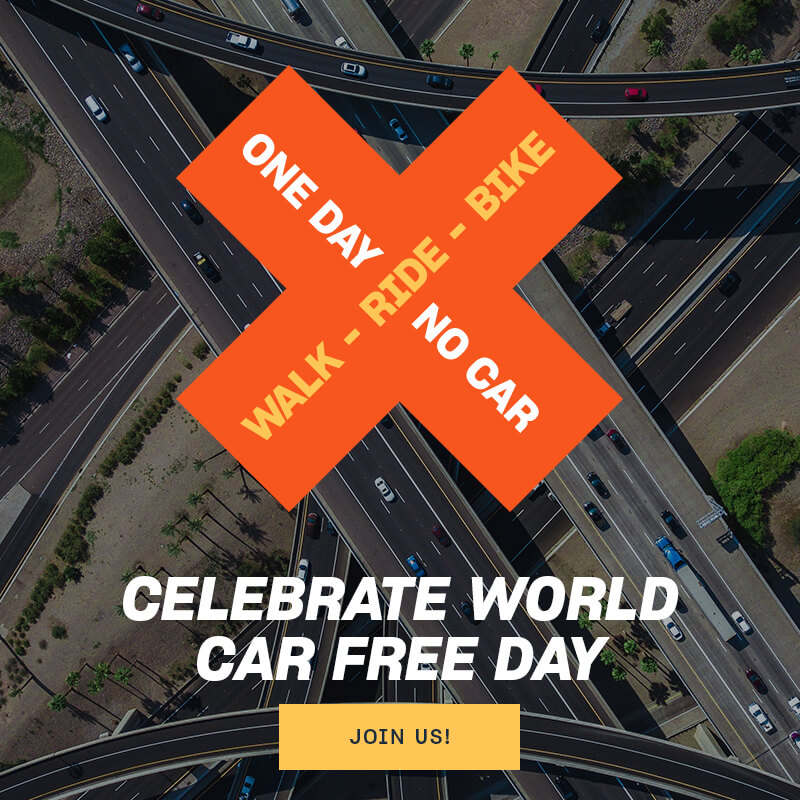 One Day No Car: Celebrate World Car Free Day