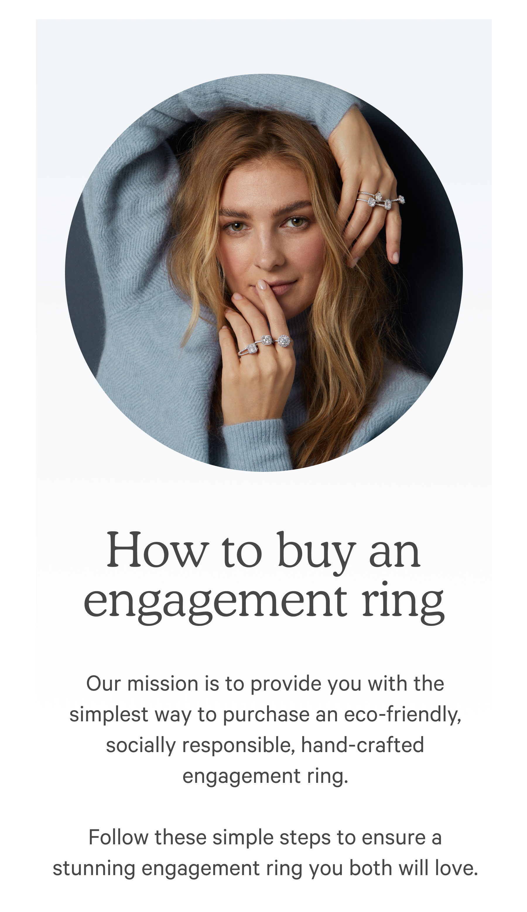 4 steps to find your engagement ring Clean Origin