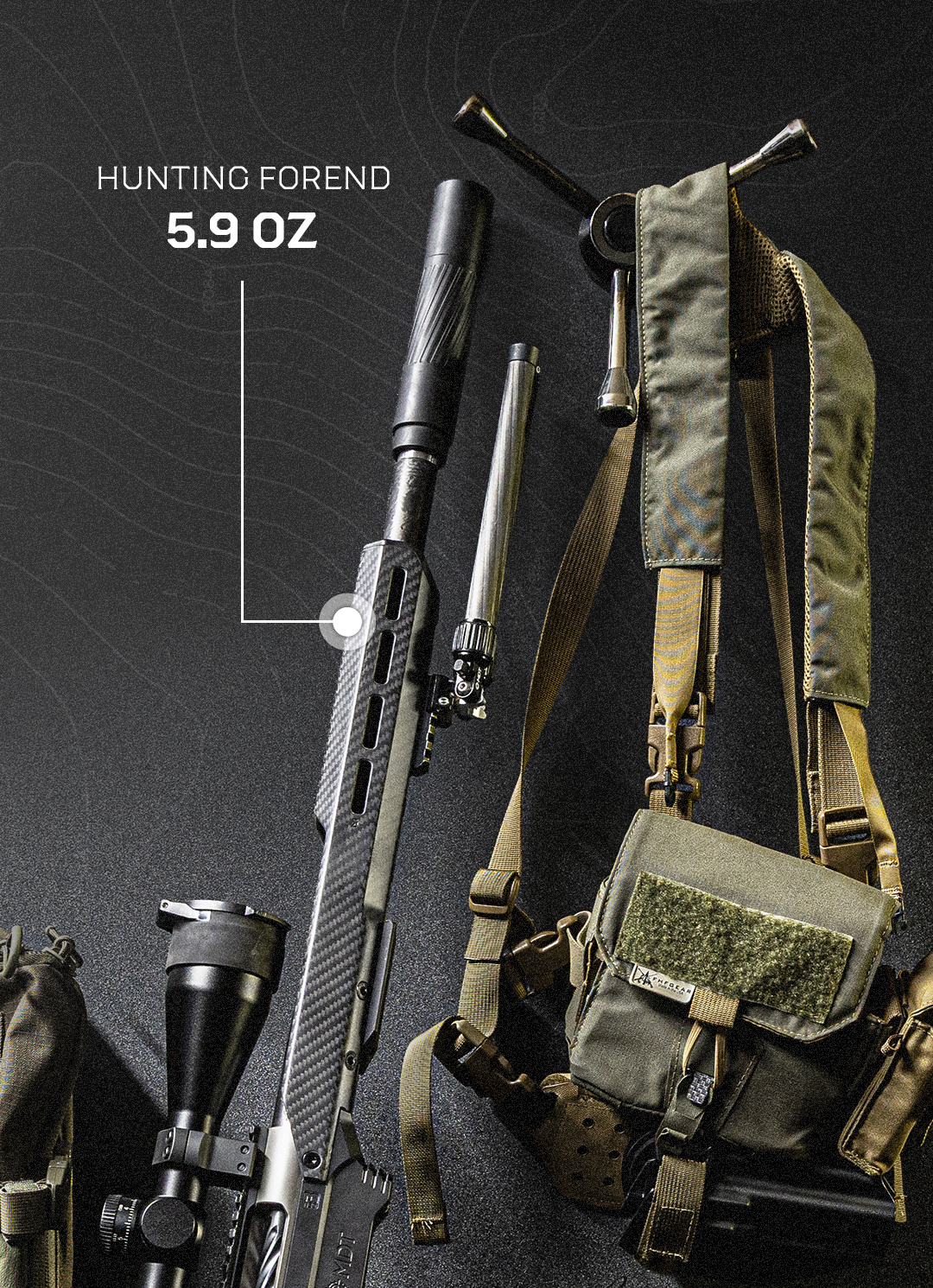 Hunting Forend is 5.9 oz