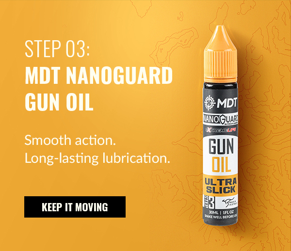 Step 03: MDT NANOGUARD Gun Oil