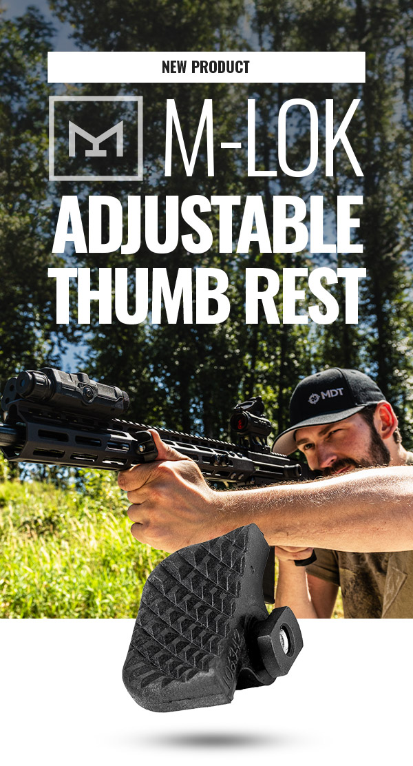 MLOK Adjustable Thumb Rest FOG HORN