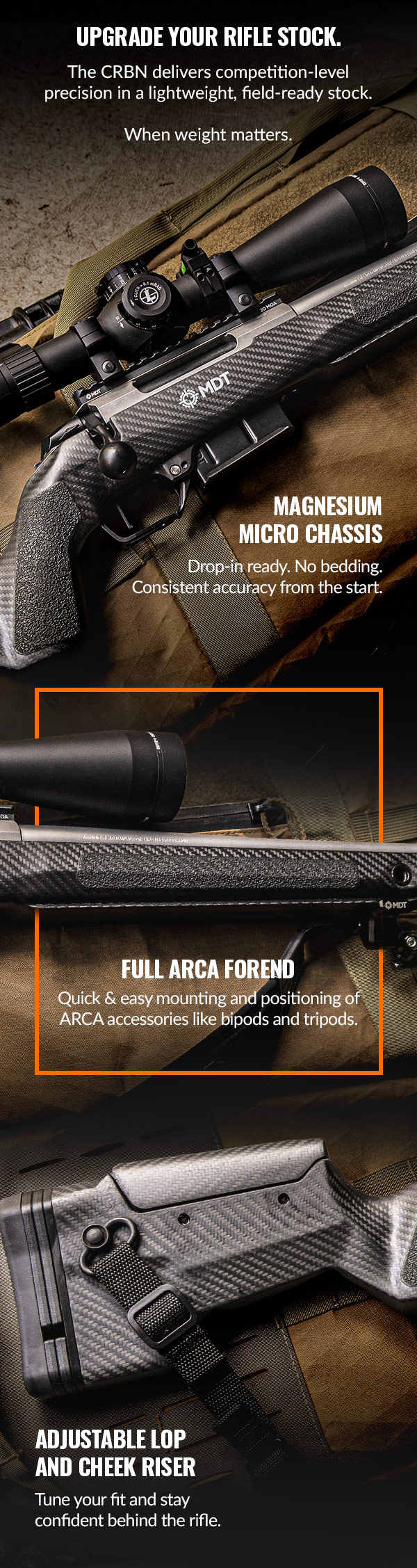 Upgrade your Rifle Stock