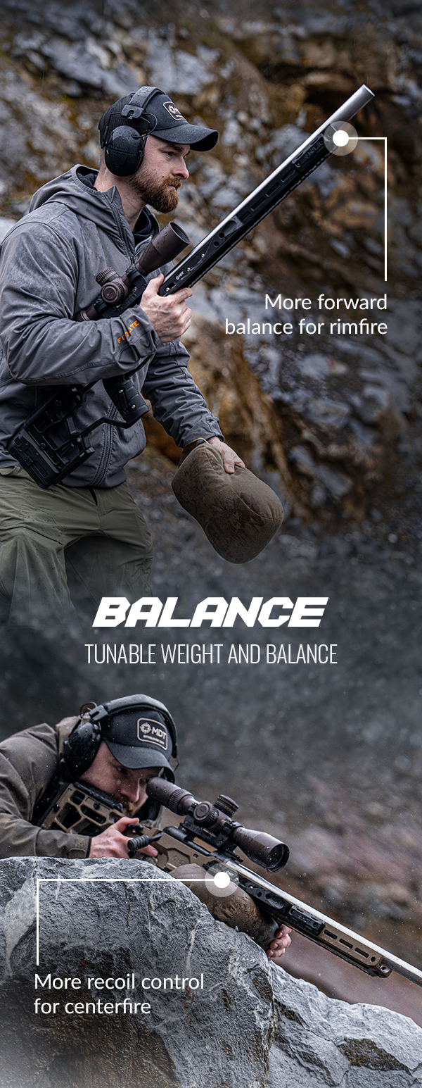 Tunable weight & balance