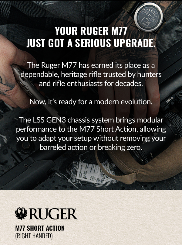 Your Ruger M77 just got a serious upgrade.