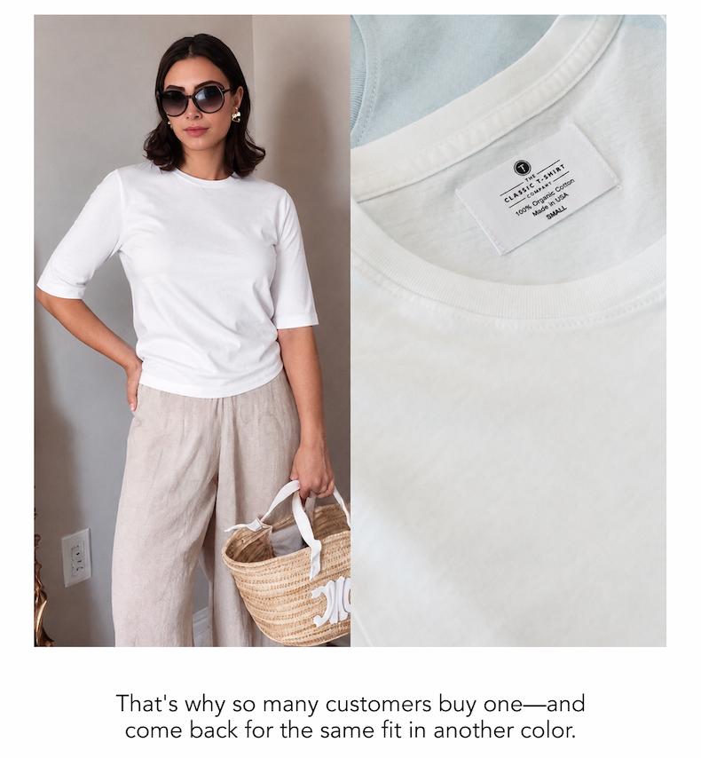 That's why so many customers buy one—and come back for the same fit in another color.