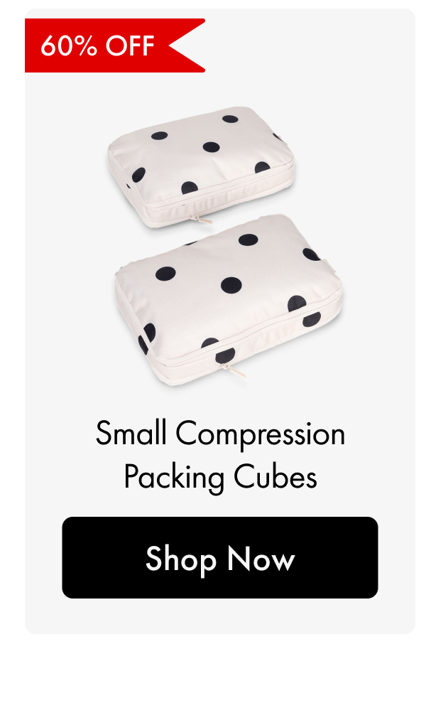 60% OFF | Small Compression Packing Cubes | Shop Now