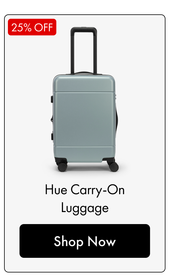 25% OFF | Hue Carry-On Luggage  | Shop Now