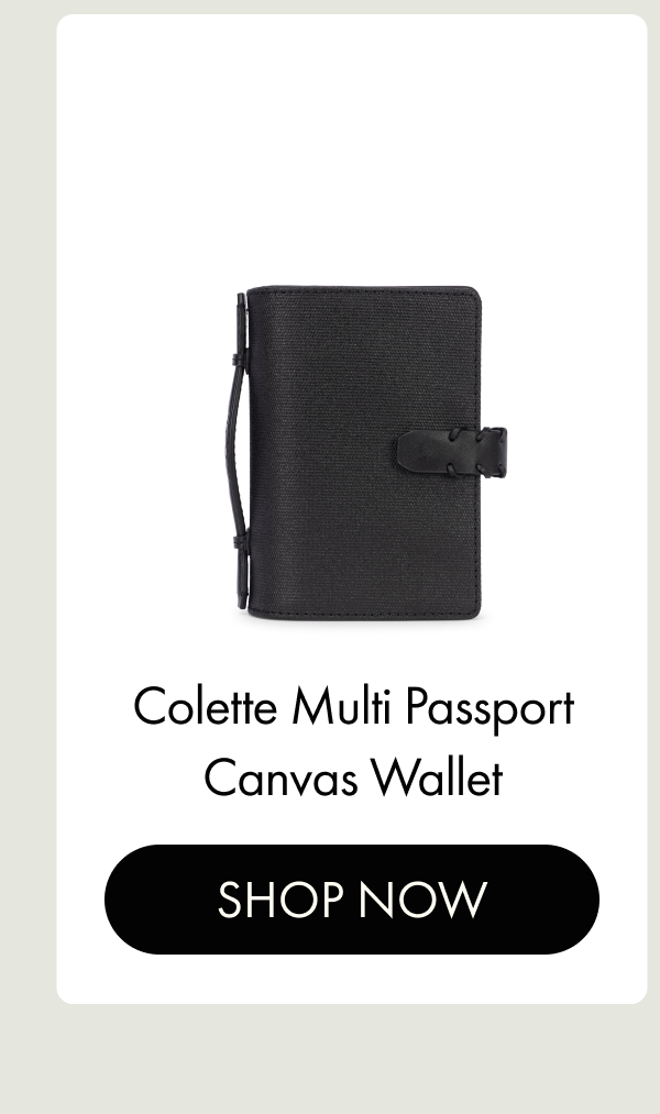 Colette Multi Passport Canvas Wallet | SHOP NOW