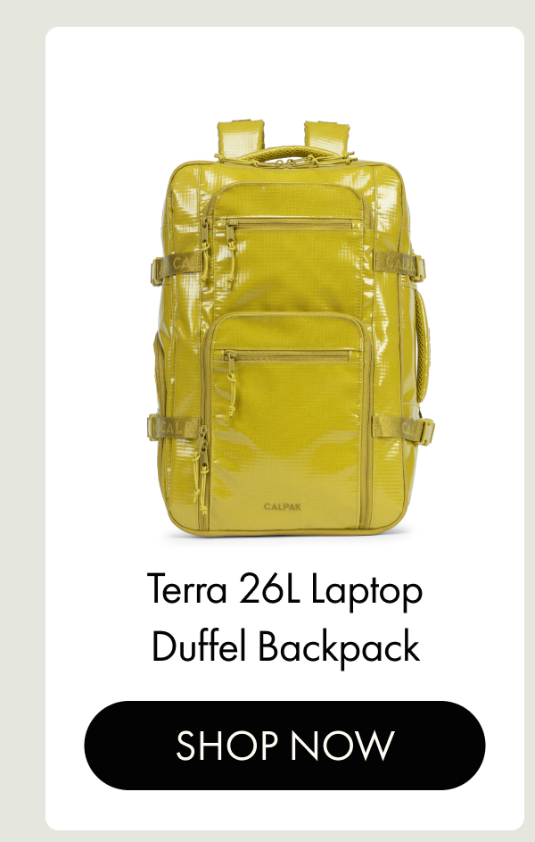 Terra 26L Laptop Duffel Backpack | SHOP NOW