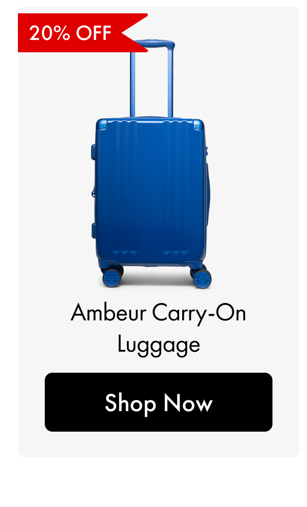 20% OFF | Ambeur Carry-On Luggage | Shop Now