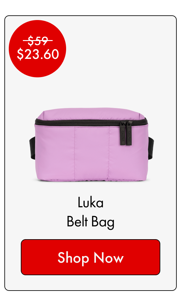 Was $59, Now $23.60 | Luka Belt Bag | Shop Now