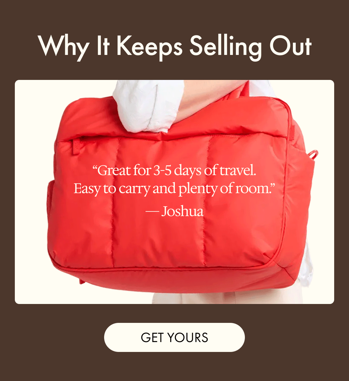Why It Keeps Selling Out | GET YOURS