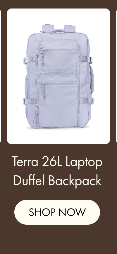 Terra 26L Laptop Duffel Backpack | SHOP NOW