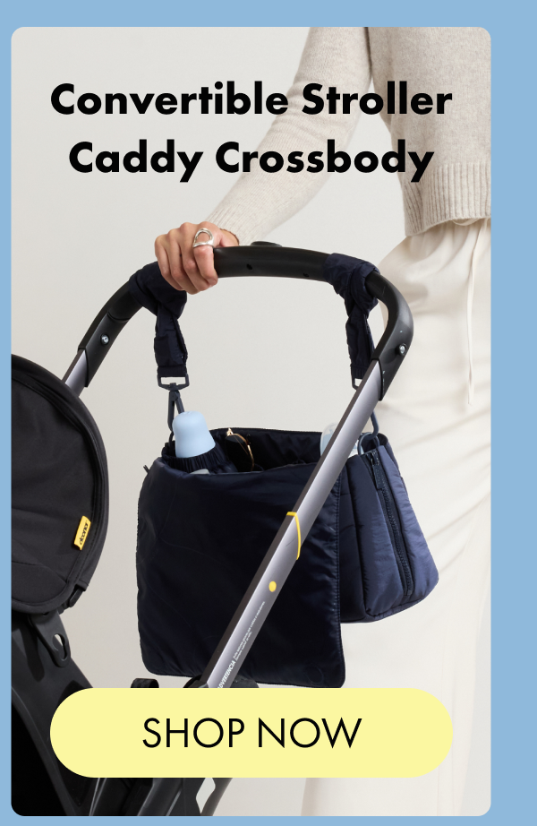 Convertible Stroller Caddy Crossbody | SHOP NOW