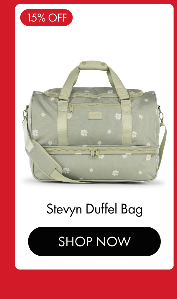 15% OFF | Stevyn Duffel Bag | SHOP NOW