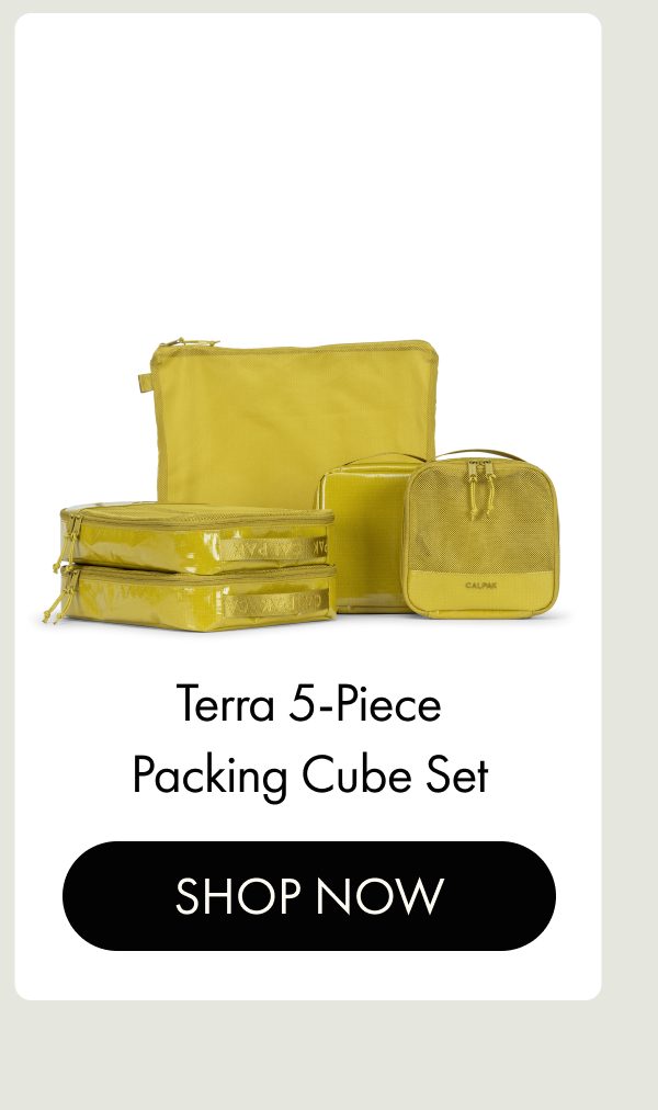 Terra 5-Piece Packing Cube Set | SHOP NOW