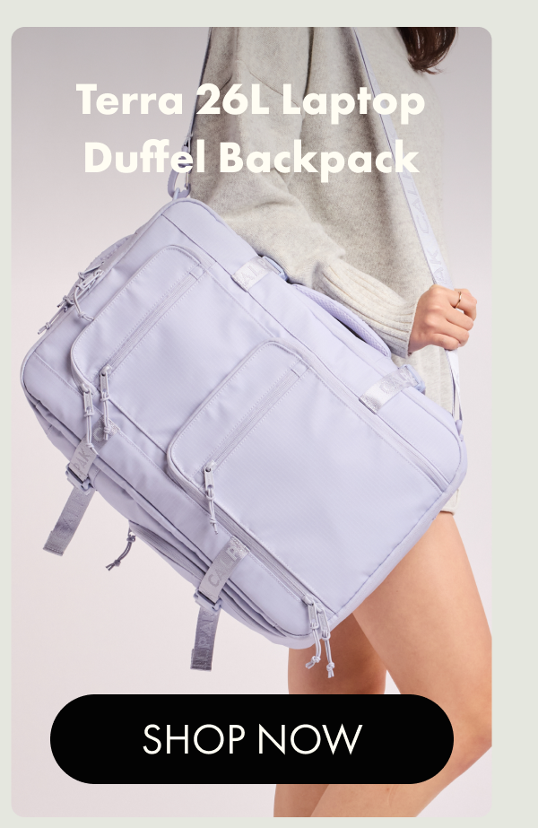 Terra 26L Laptop Duffel Backpack | SHOP NOW