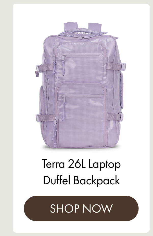 Terra 26L Laptop Duffel Backpack | SHOP NOW