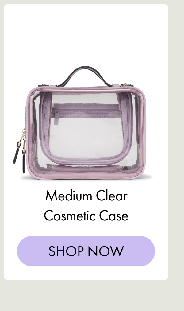 Medium Clear Cosmetics Case | SHOP NOW