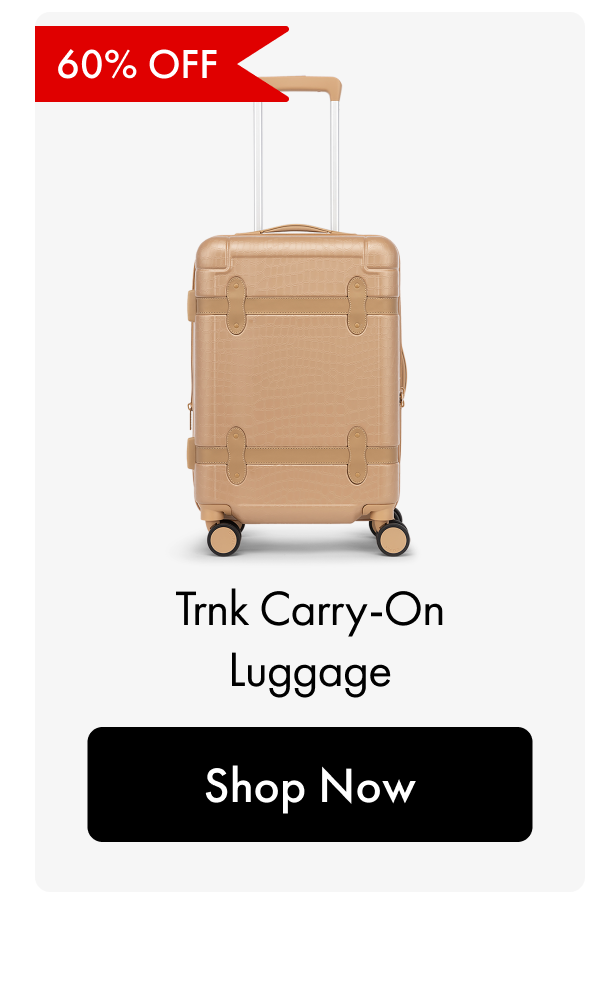 60% OFF | Trnk Carry-On Luggage | Shop Now