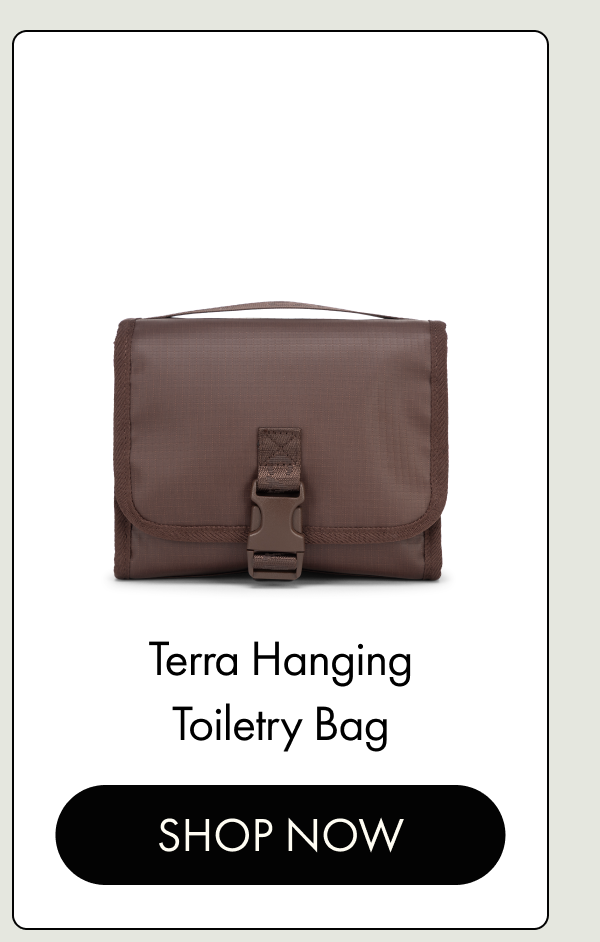 Terra Hanging Toiletry Bag | SHOP NOW