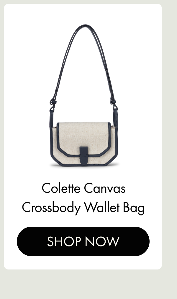 Colette Canvas Crossbody Wallet Bag | SHOP NOW