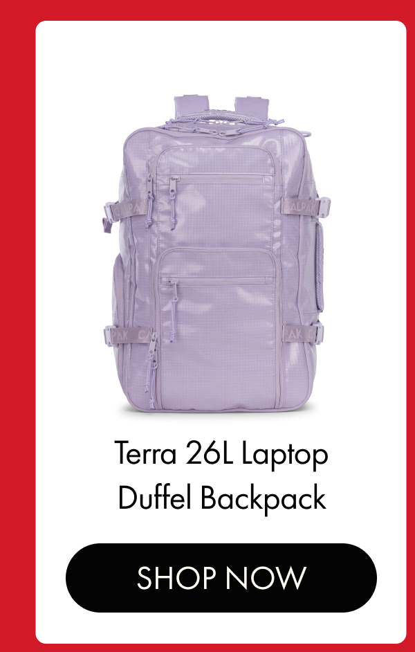 Terra 26L Laptop Duffel Backpack | SHOP NOW
