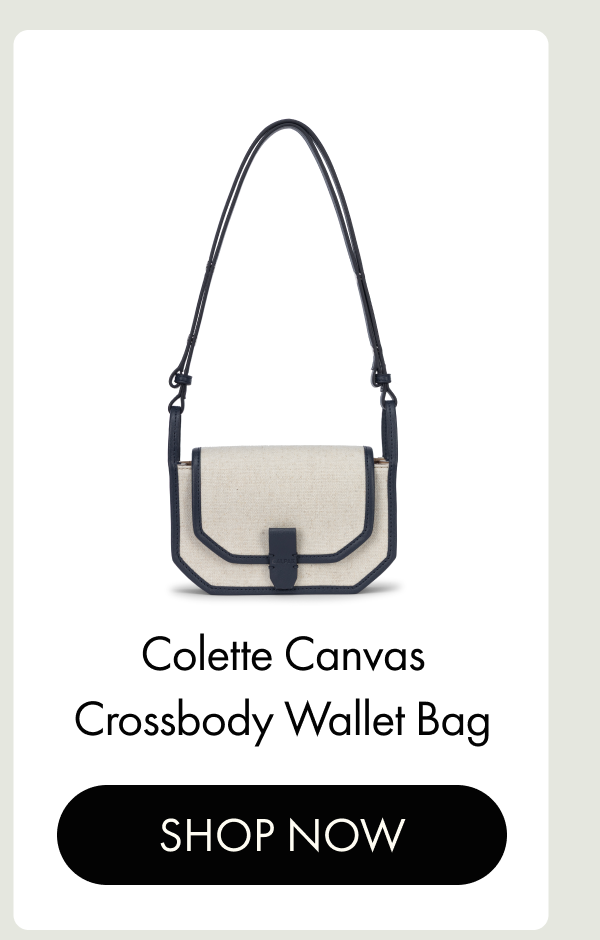 Colette Canvas Crossbody Wallet Bag | SHOP NOW