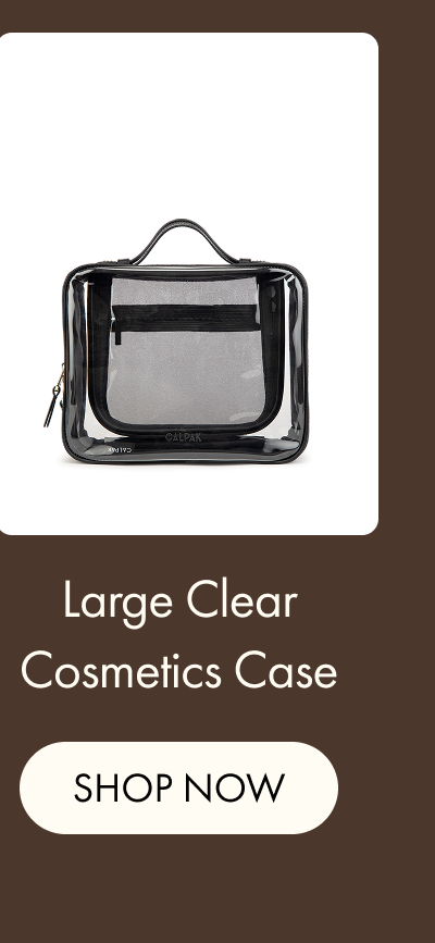 Large Clear Cosmetics Case | SHOP NOW