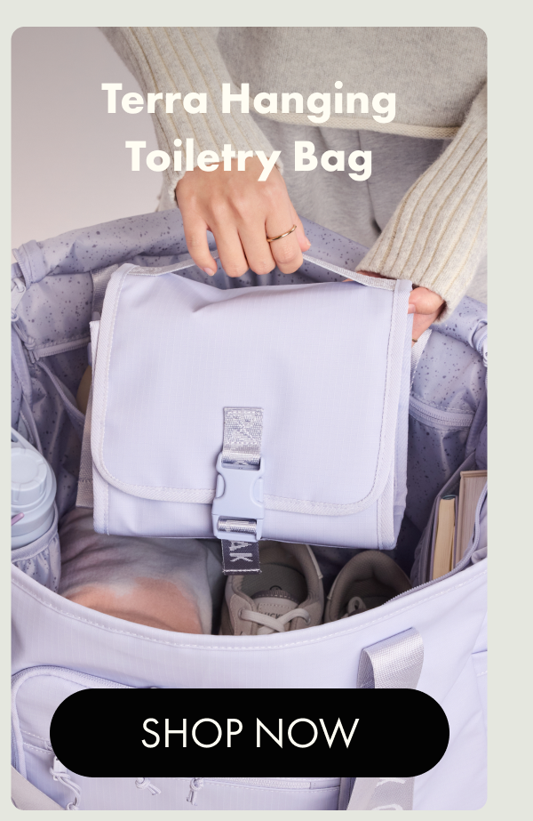 Terra Hanging Toiletry Bag | SHOP NOW