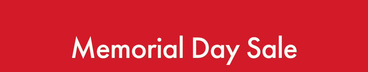 Memorial Day Sale