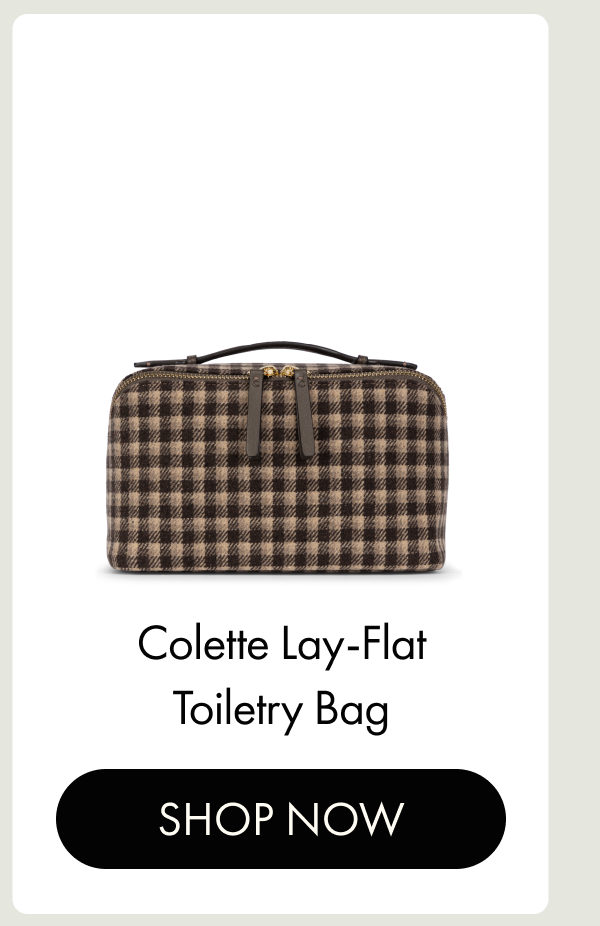 Colette Lay-Flat Toiletry Bag | SHOP NOW