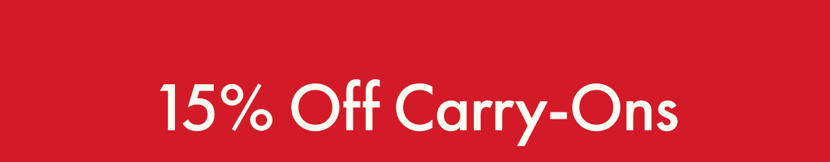 15% Off Carry-Ons