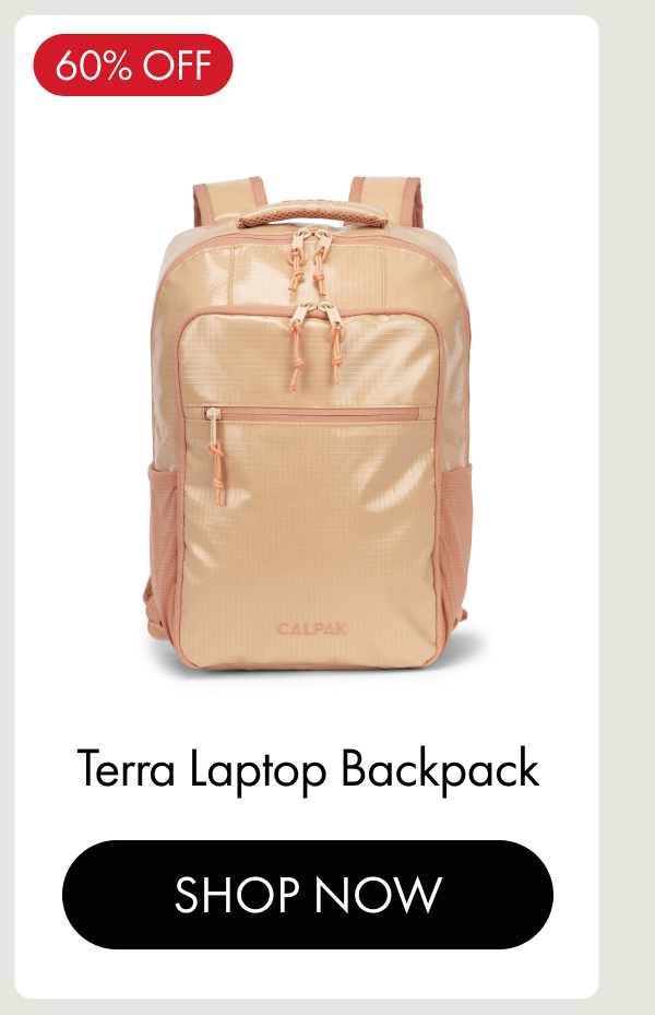 60% OFF | Terra Laptop Backpack | SHOP NOW