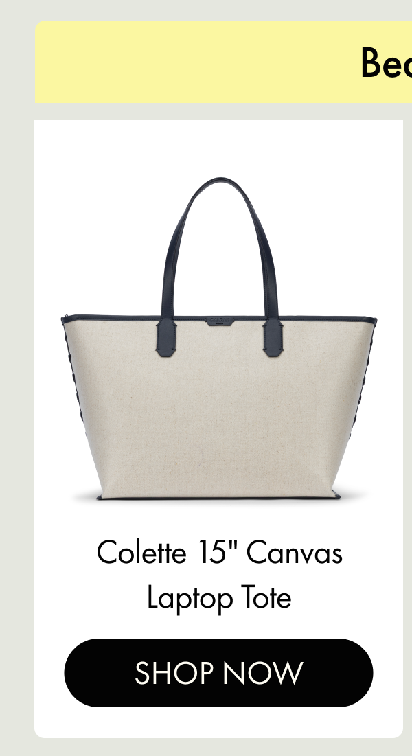 Colette 15" Canvas Laptop Tote | SHOP NOW