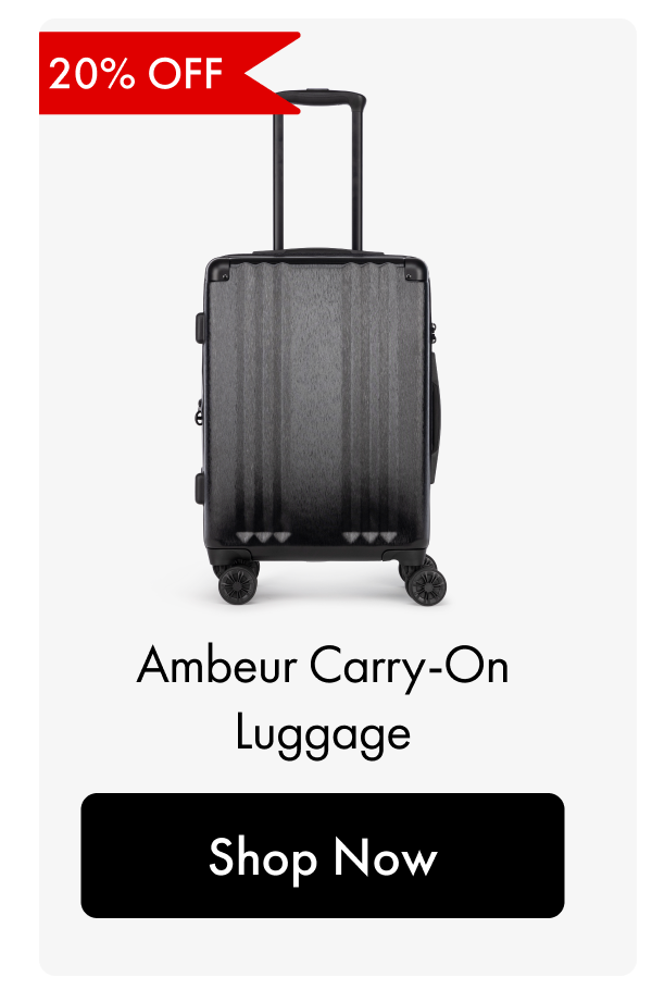 20% OFF | Ambeur Carry-On Luggage | Shop Now